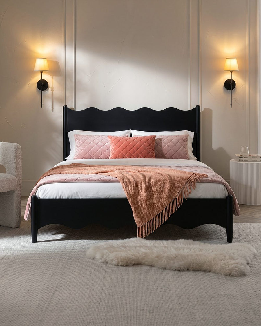 Agatha Queen Size / King Size / Super King Size Storage Bed, Black 产品图 11
