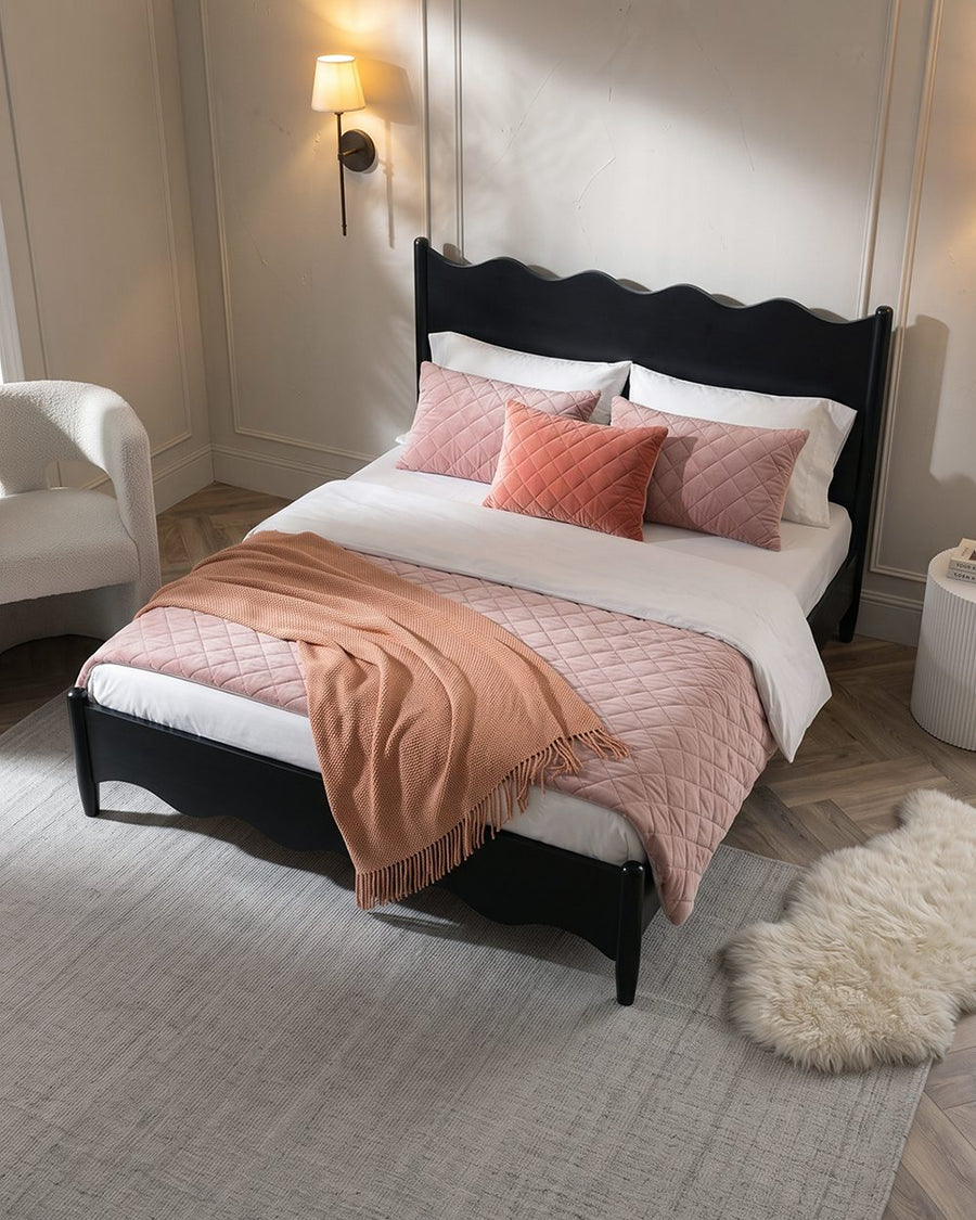 Agatha Queen Size / King Size / Super King Size Storage Bed, Black 产品图 12