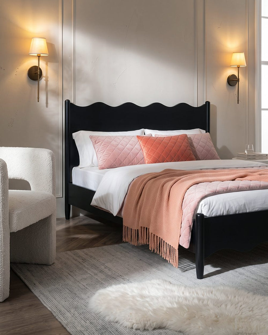 Agatha Queen Size / King Size / Super King Size Storage Bed, Black 产品图 13