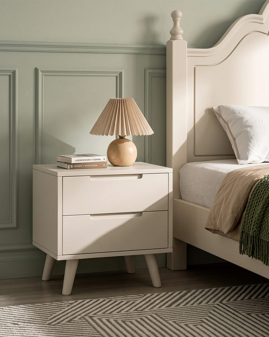 Andrea King Size / Super King Size Bed With Storage, Cream 产品图 14