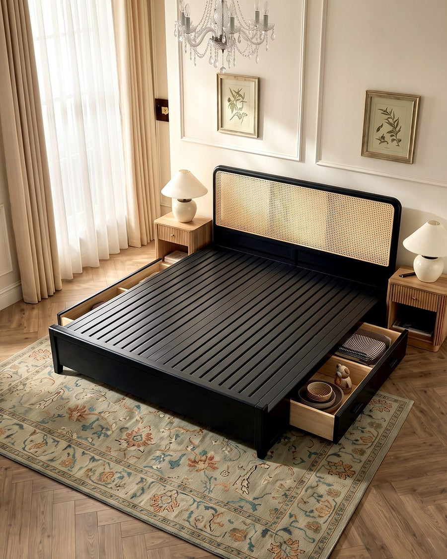 Monica Queen Size / King Size / Super King Size Bed, Storage Bed 产品图 11