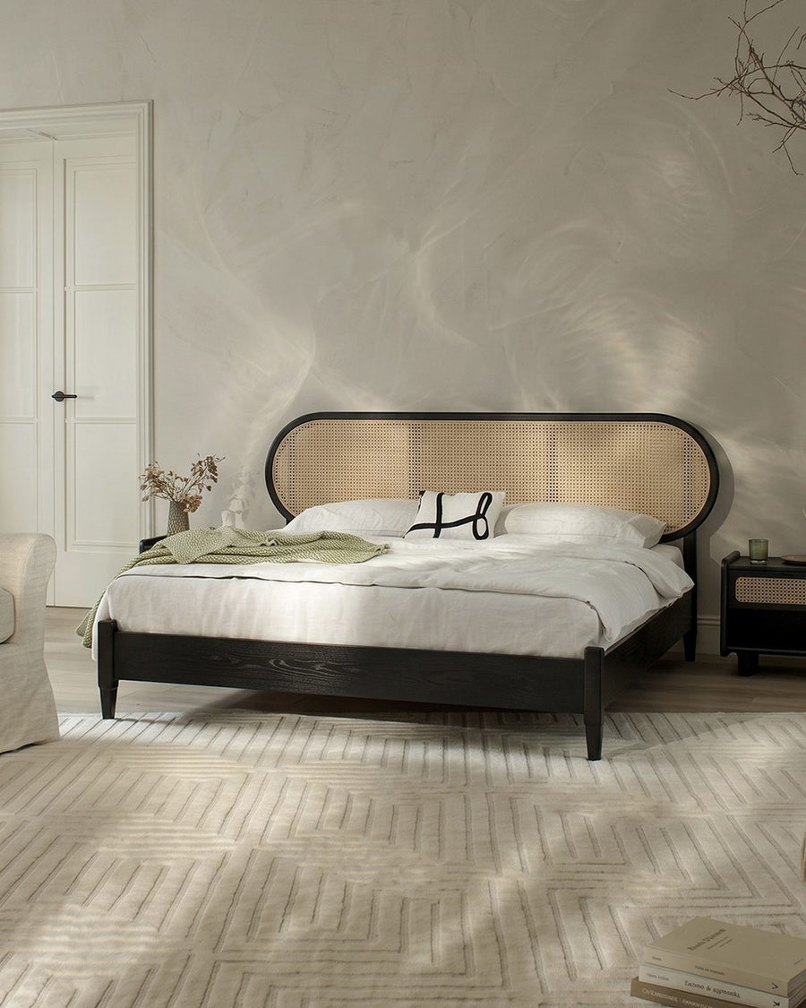 Barbara Queen Size, King Size, Super King Size Bed, Rattan 产品图 9