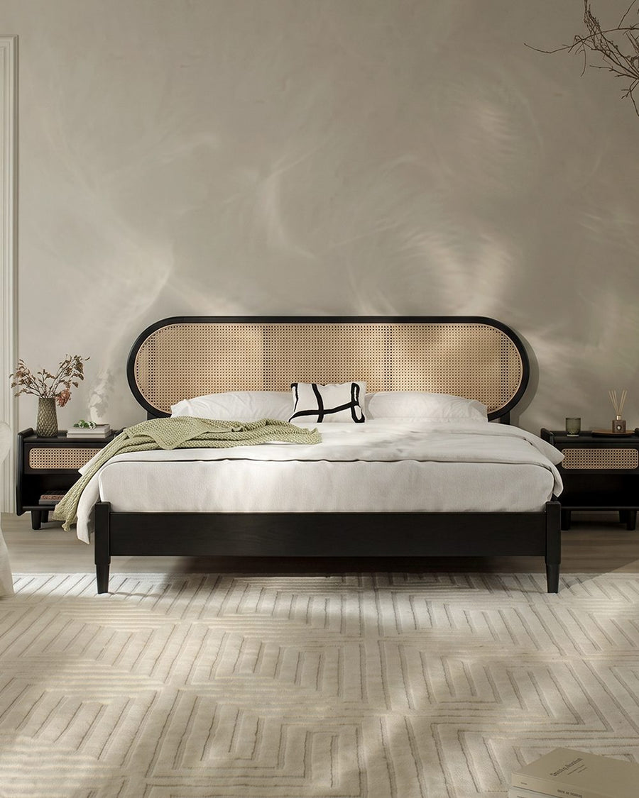 Barbara Queen Size, King Size, Super King Size Bed, Rattan 产品图 10