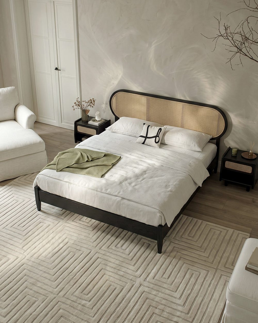 Barbara Queen Size, King Size, Super King Size Bed, Rattan 产品图 11
