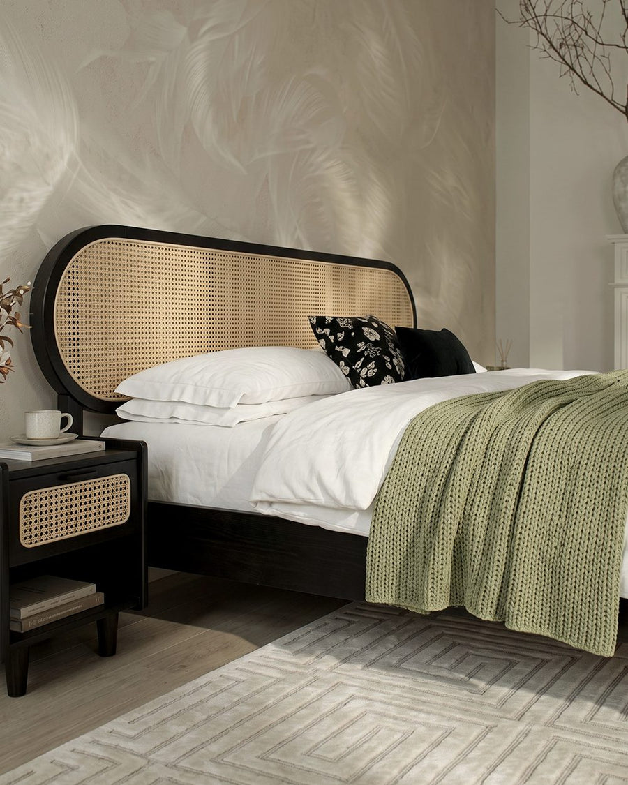 Barbara Queen Size, King Size, Super King Size Bed, Rattan 产品图 12