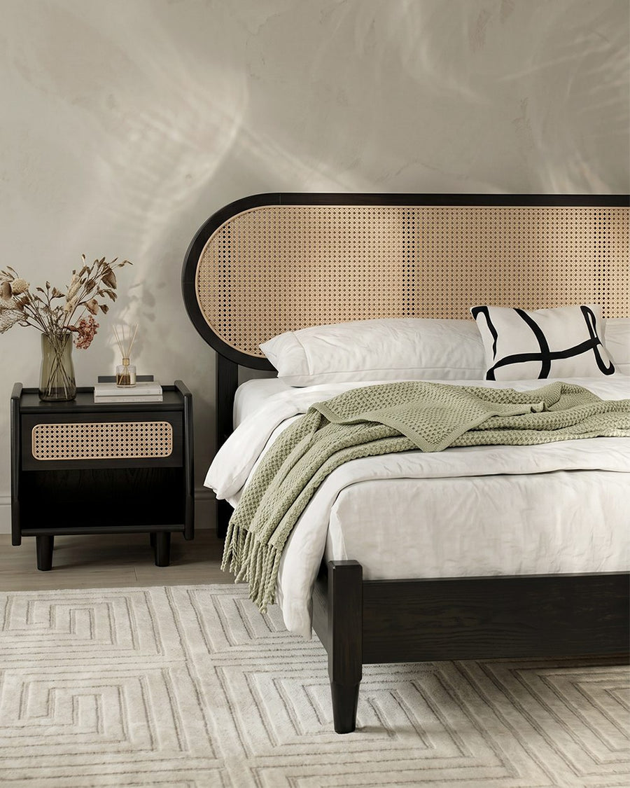 Barbara Queen Size, King Size, Super King Size Bed, Rattan 产品图 13