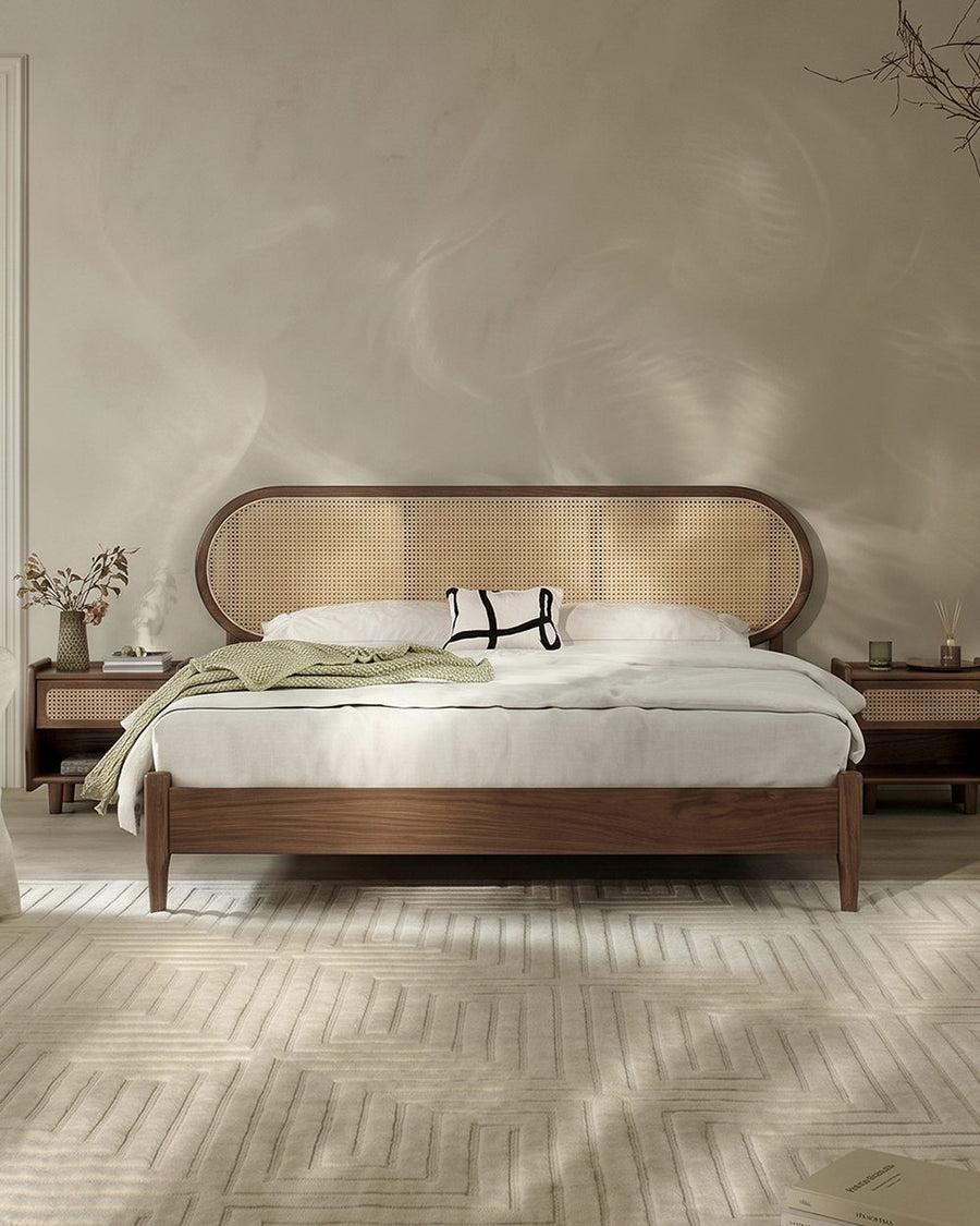 Barbara Queen Size, King Size, Super King Size Bed, Rattan 产品图 15