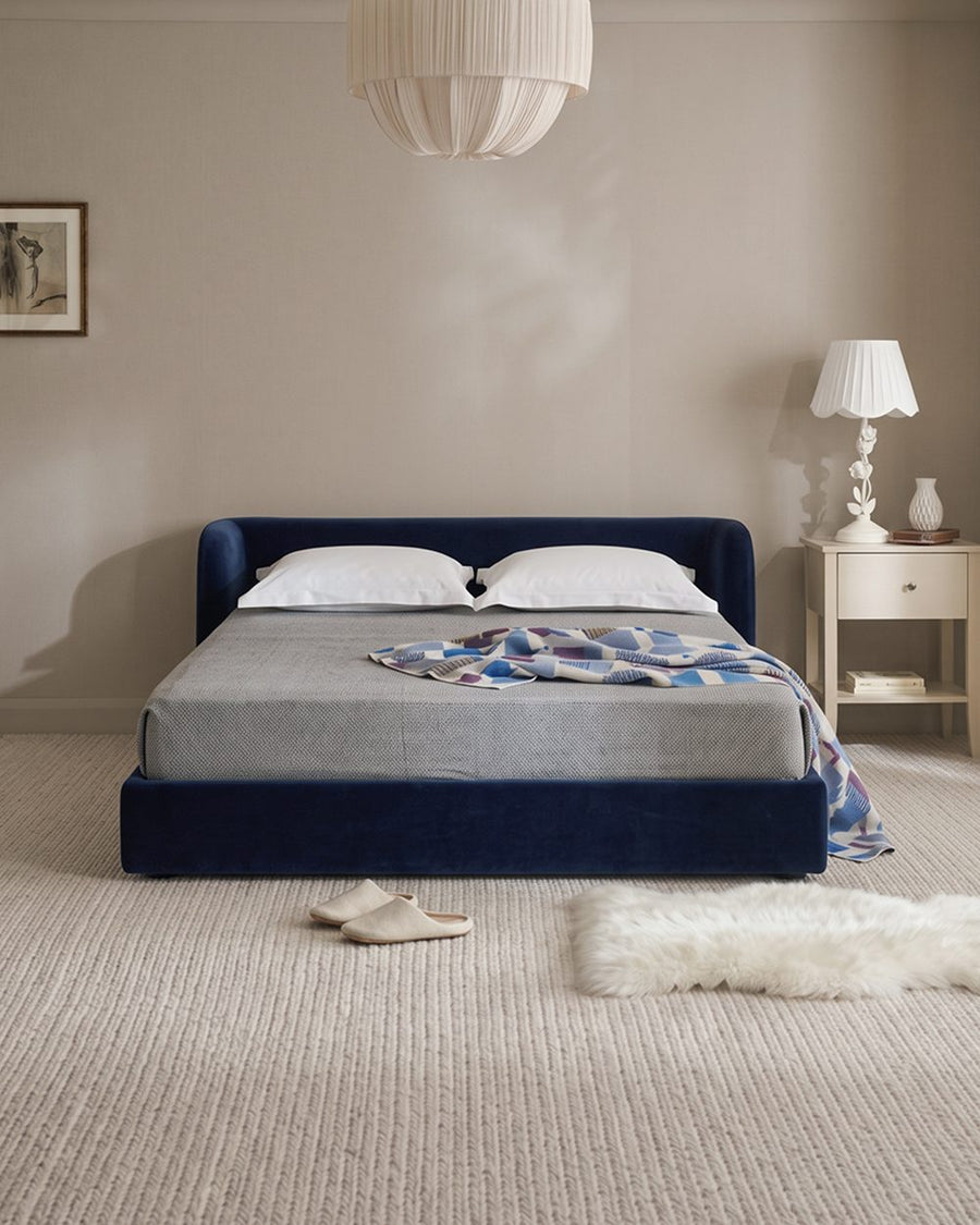 Heloise King Size Bed, Super King Size, Velvet 产品图 8