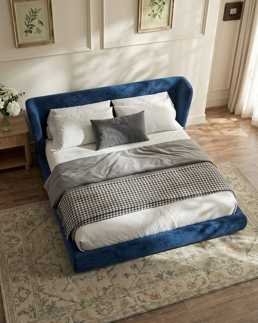 Diana King Size Bed, Super King Size Bed, Velvet 产品图 10