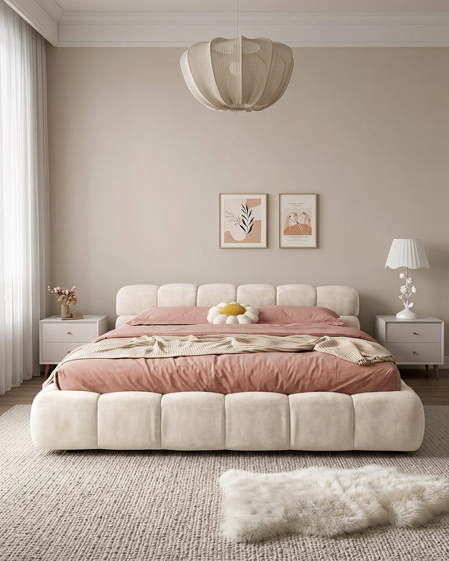 Dolores Tufty Double Bed, King Size, More Sizes, Velvet With Storage, Gaslift 产品图 15