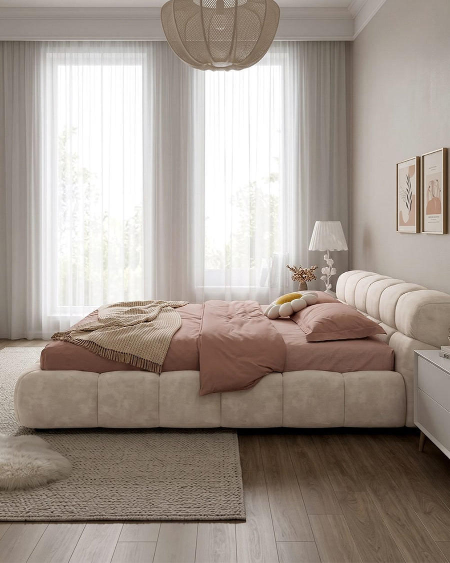 Dolores Tufty Double Bed, King Size, More Sizes, Velvet With Storage, Gaslift 产品图 17