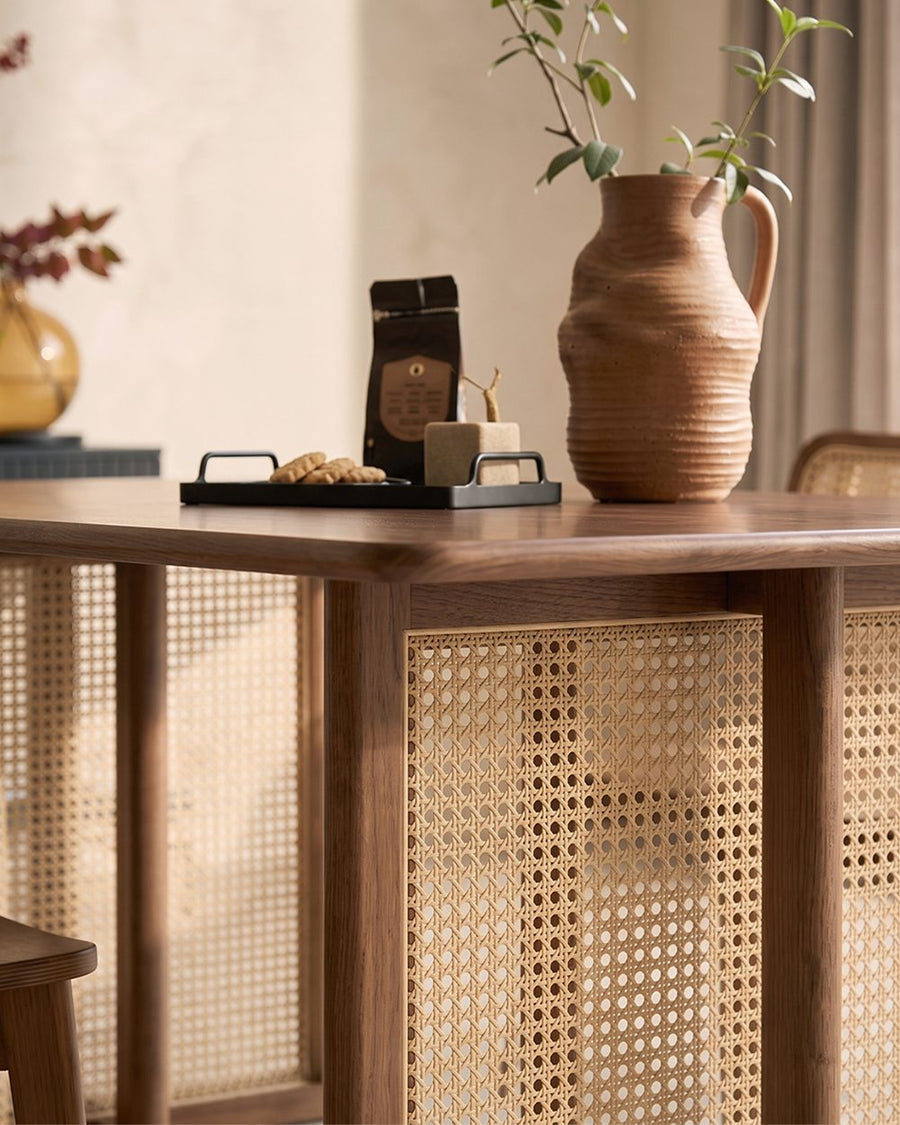 Isla Dining Table, Rattan & Solid Wood 产品图 19