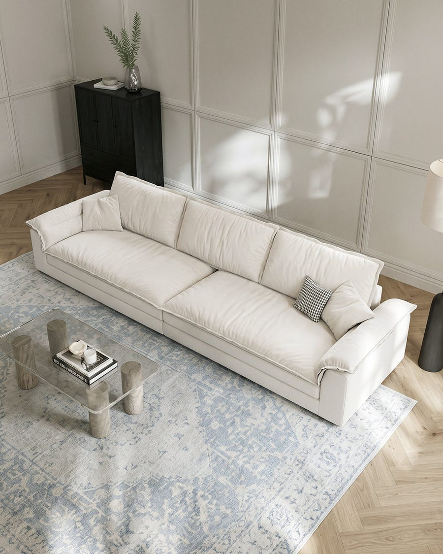 Aiden Sailboat Two Seater, Three Seater Four Seater  Sofa, Suede 产品图 10
