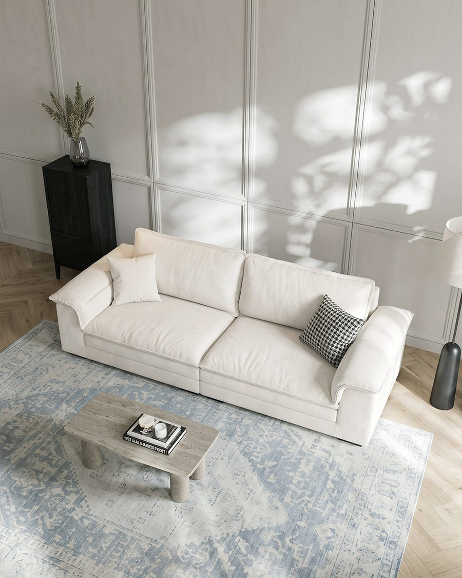 Aiden Sailboat Two Seater, Three Seater Four Seater  Sofa, Suede 产品图 13