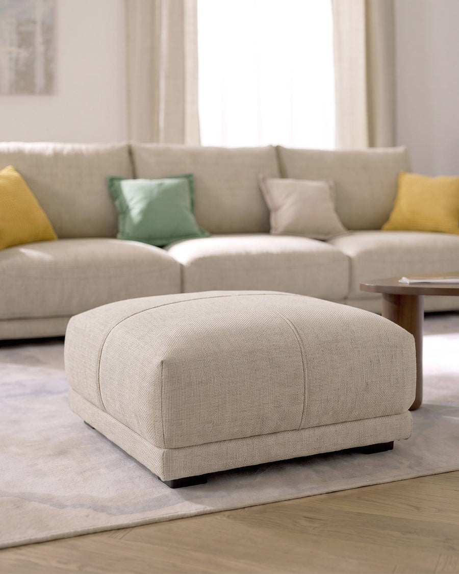 Caleb Modern Two Seater, Three Seater, Four Seater Sofa, Cotton Linen 产品图 20