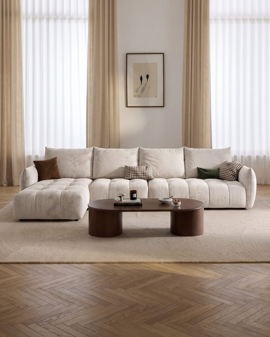 Jasper Three Seater Corner Sofa Velvet, Clearance 产品图 12