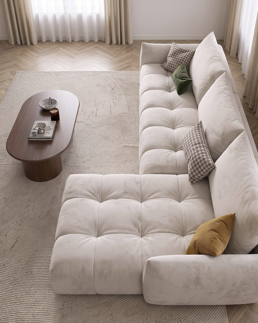 Jasper Three Seater Corner Sofa Velvet, Clearance 产品图 15