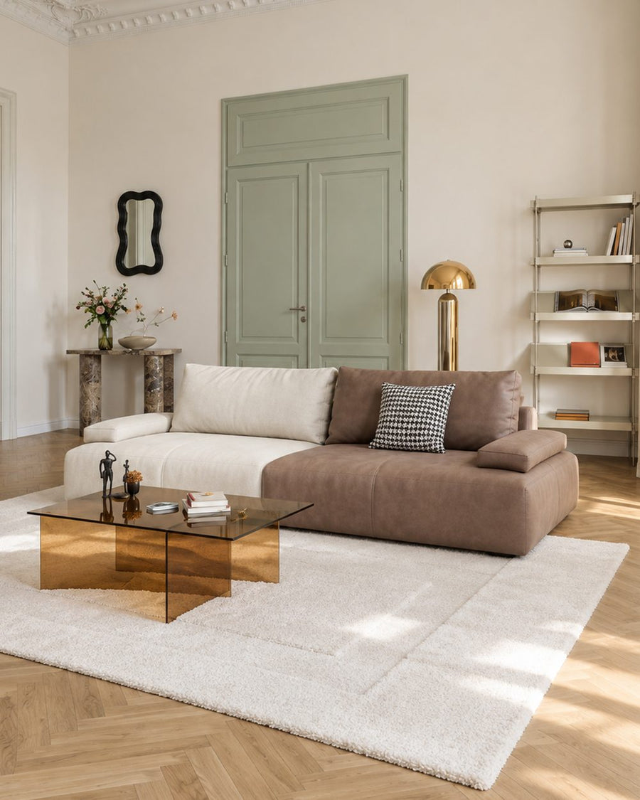 Theodore Tofu Single Seater, Two Seater, Three Seater, Four Seater Sofa, Off White 产品图 8