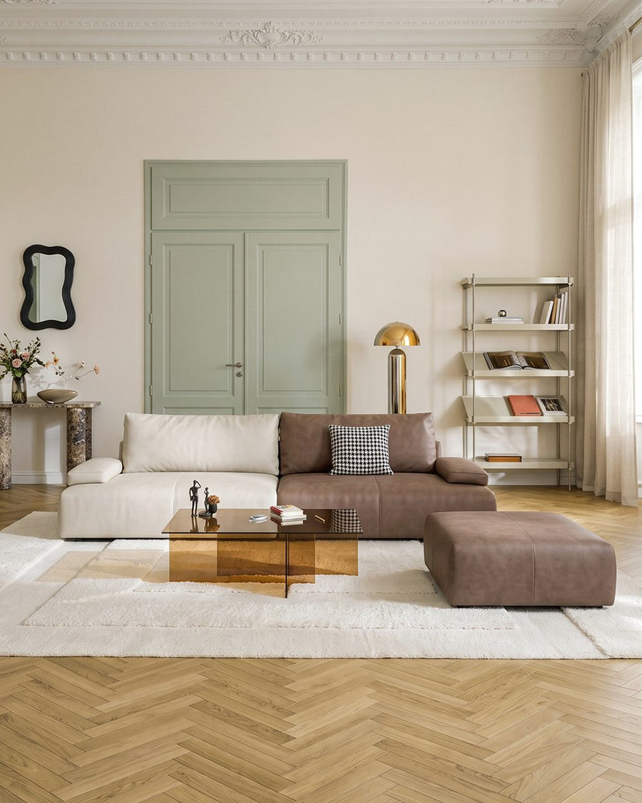 Theodore Tofu Single Seater, Two Seater, Three Seater, Four Seater Sofa, Off White 产品图 9