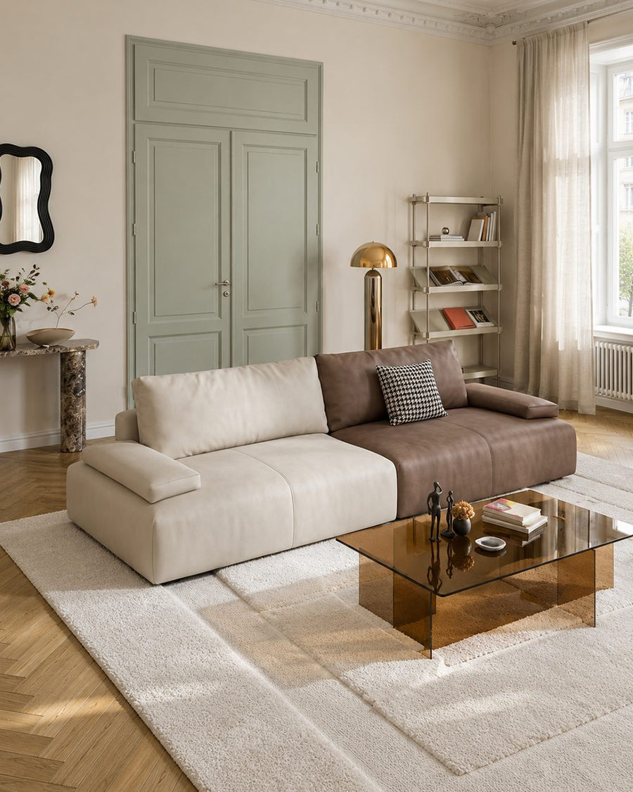 Theodore Tofu Single Seater, Two Seater, Three Seater, Four Seater Sofa, Off White 产品图 10