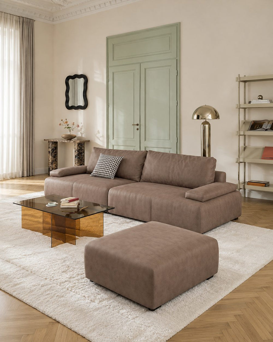 Theodore Tofu Single Seater, Two Seater, Three Seater, Four Seater Sofa, Off White 产品图 12