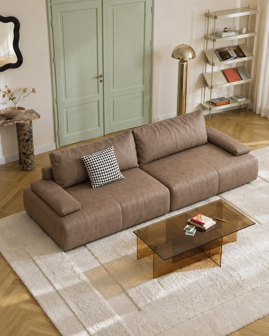 Theodore Tofu Single Seater, Two Seater, Three Seater, Four Seater Sofa, Off White 产品图 13