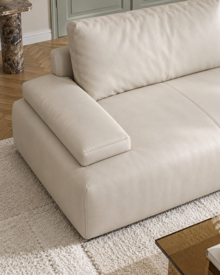 Theodore Tofu Single Seater, Two Seater, Three Seater, Four Seater Sofa, Off White 产品图 15