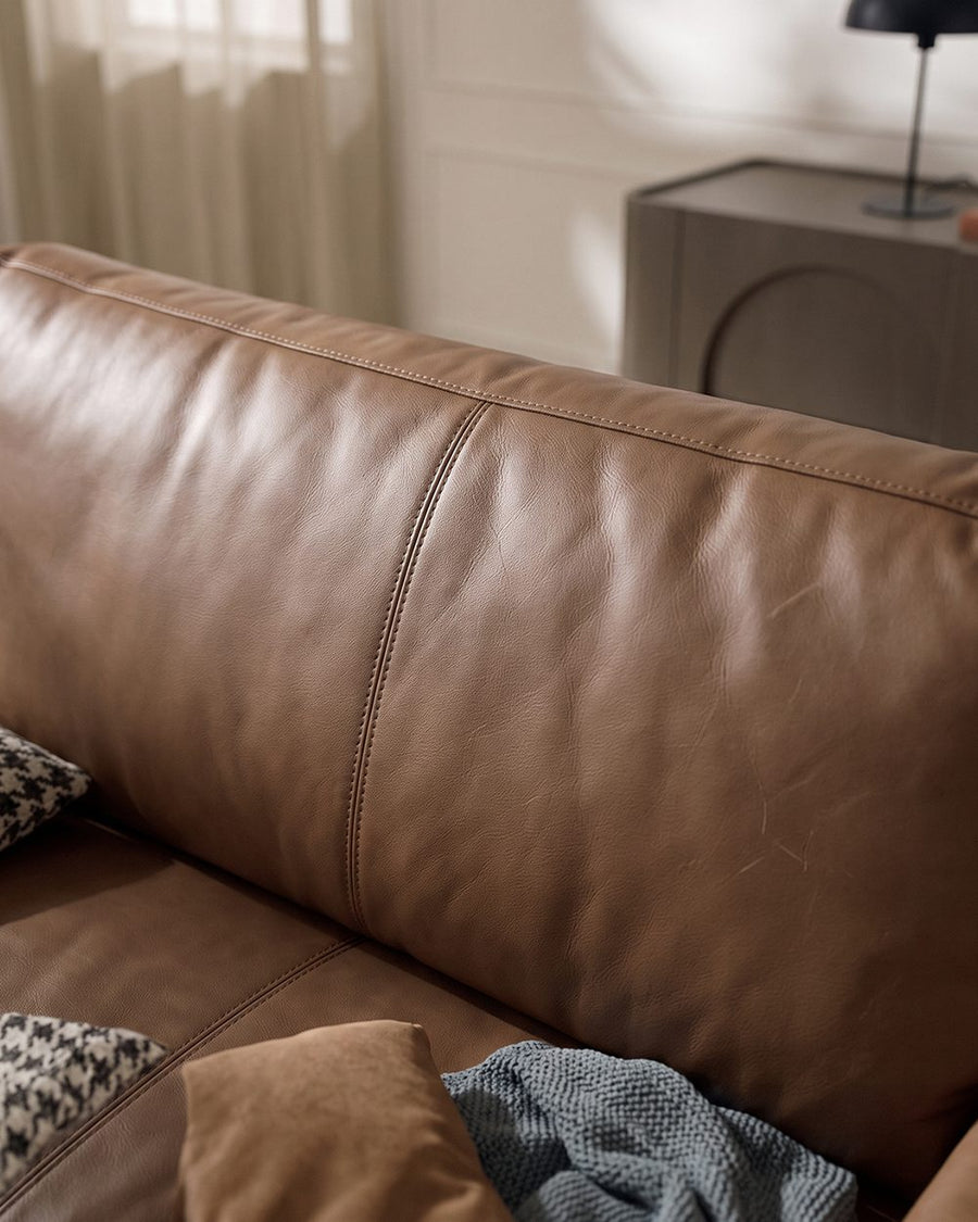 Zane Two Seater Sofa, Three Seater Sofa, Real Leather 产品图 15