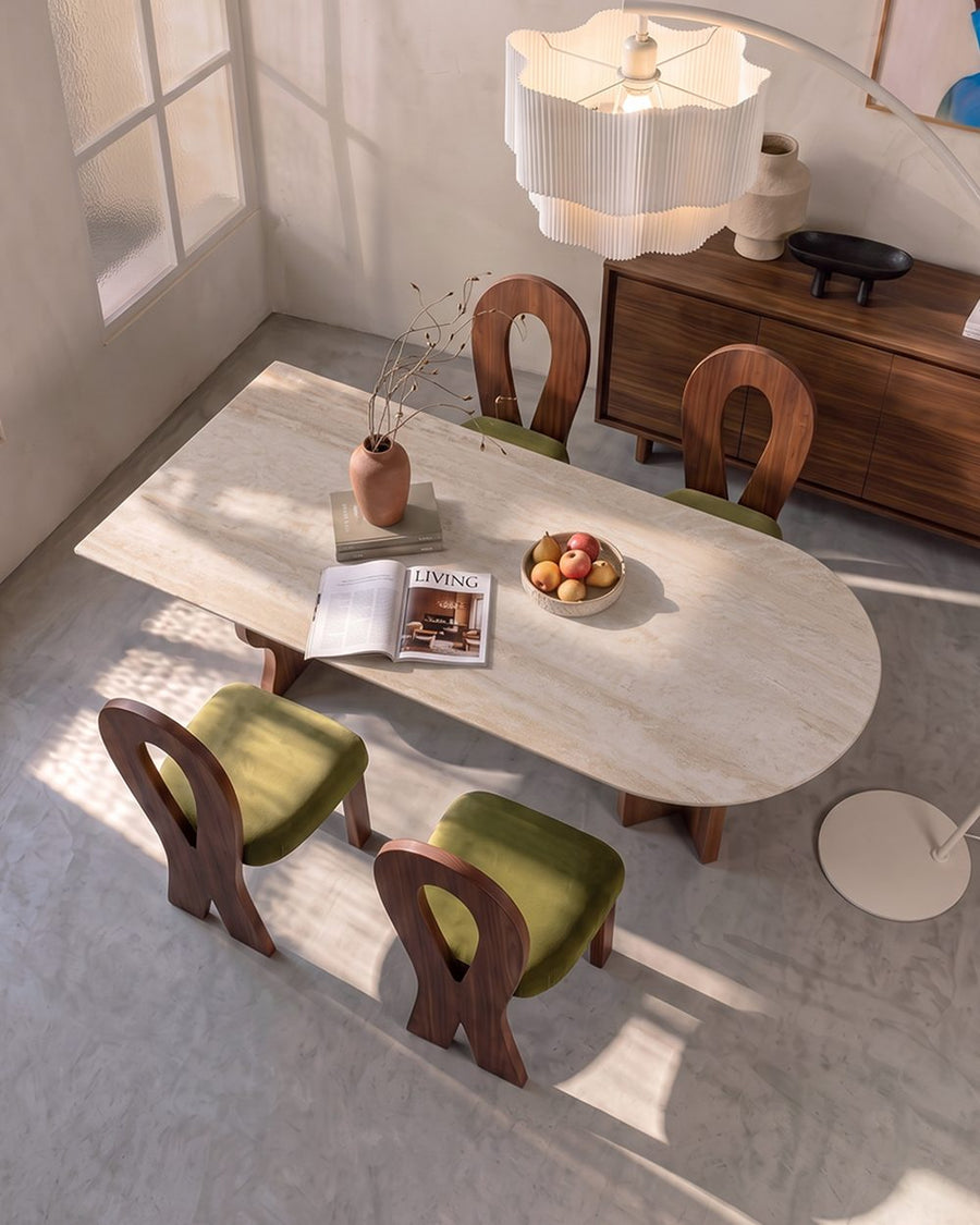 Frederica Dining Table, With Sintered Stone Top 产品图 11