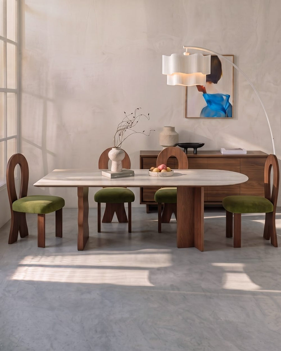Frederica Dining Table, With Sintered Stone Top 产品图 12