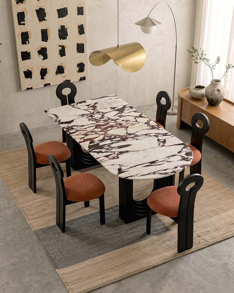 Amaris Dining Table, Marble Top 产品图 12