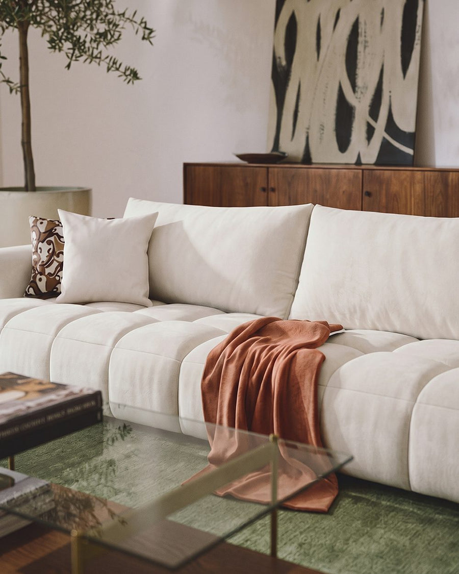 Delilah Violet Two Seater, Three  Seater, Four Seater Sofa, Cream 产品图 16