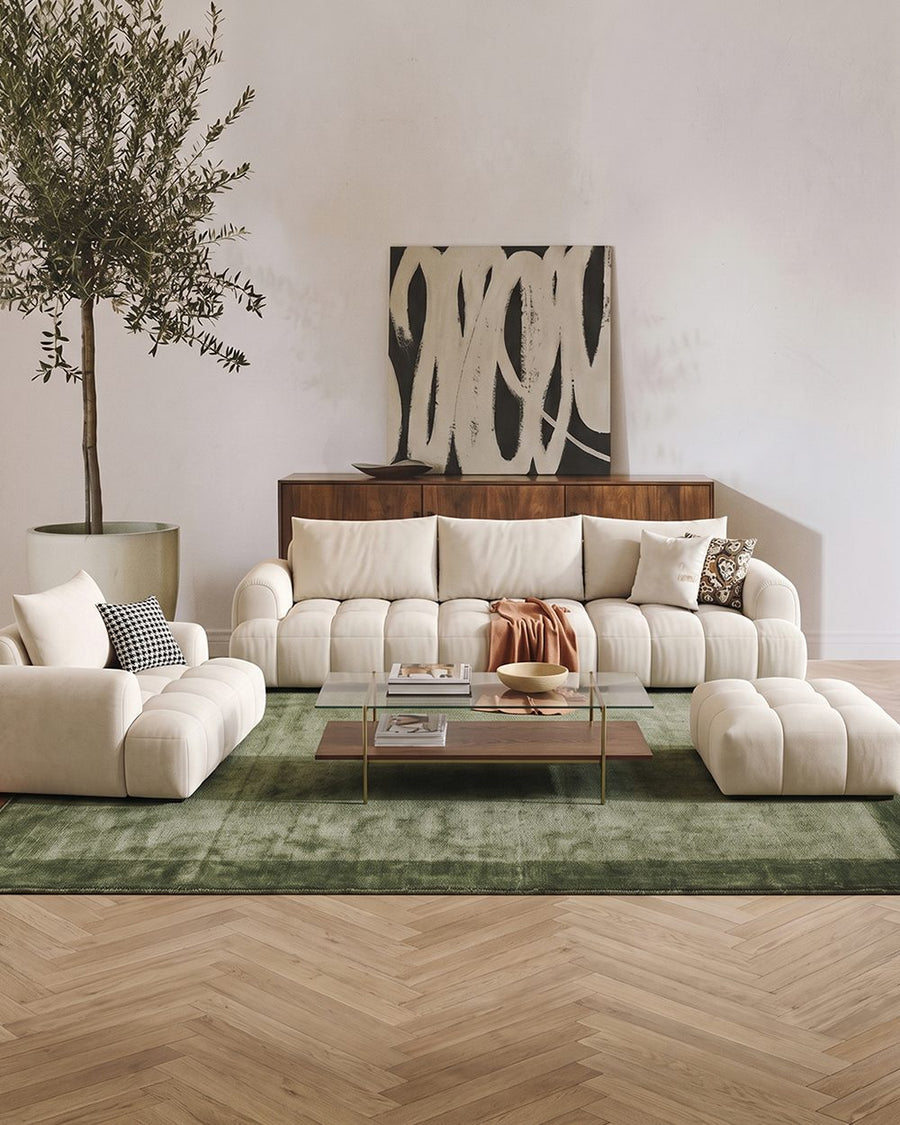 Delilah Violet Two Seater, Three  Seater, Four Seater Sofa, Cream 产品图 11