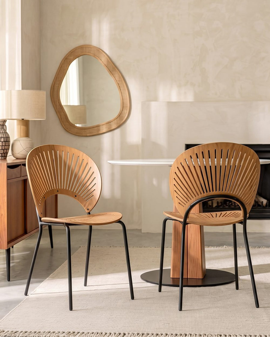 Percival White Round Dining Table 产品图 11