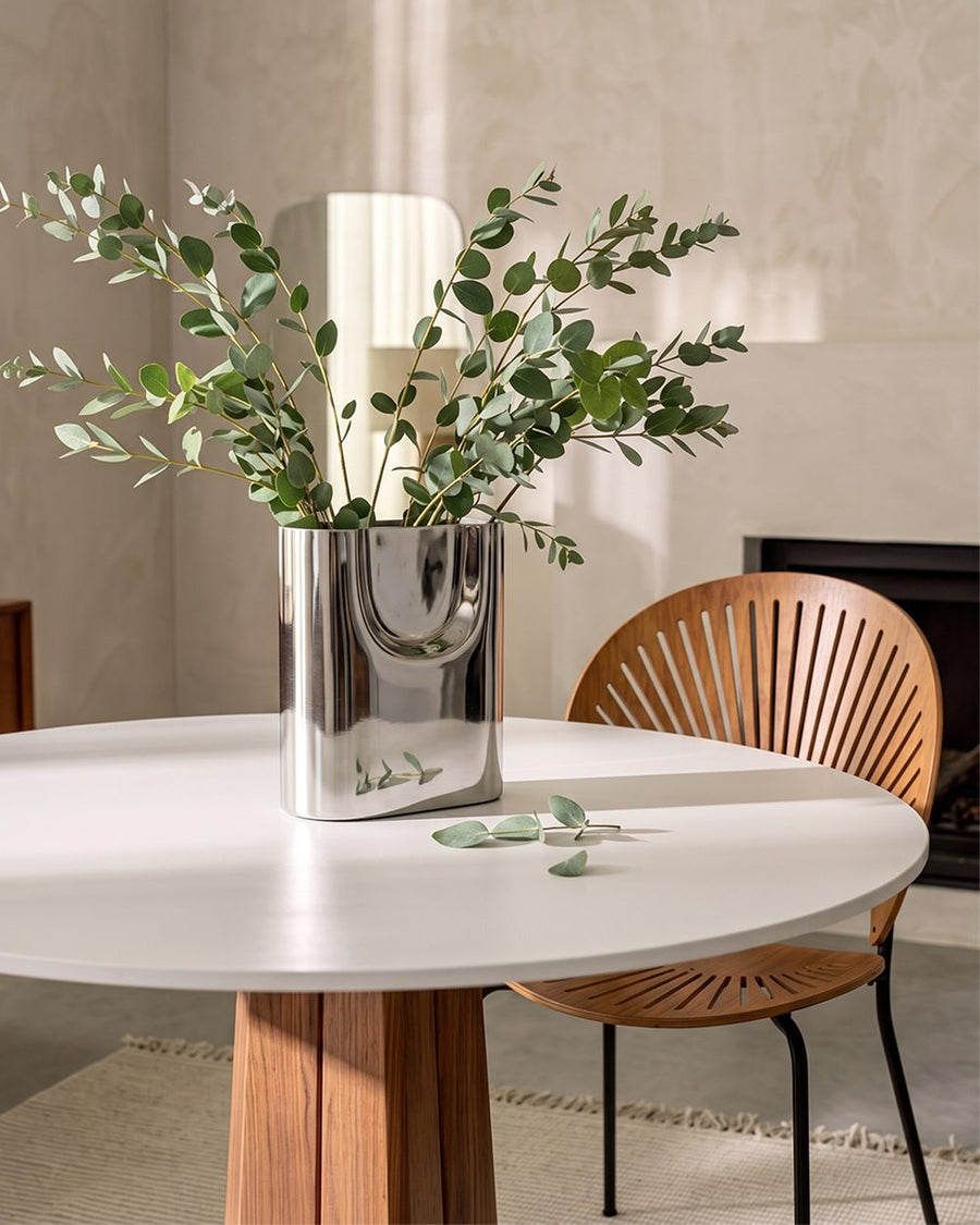 Percival White Round Dining Table 产品图 12