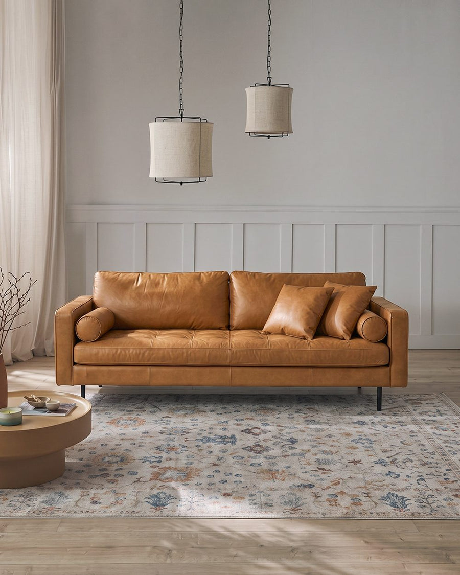Fuller Brown Two Seater, Three Seater Sofa, Real Leather 产品图 11