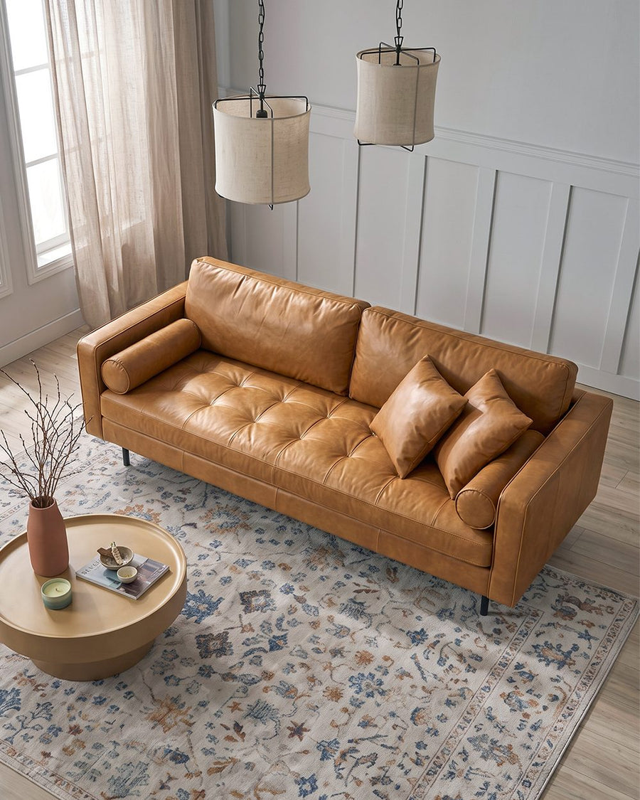 Fuller Brown Two Seater, Three Seater Sofa, Real Leather 产品图 12