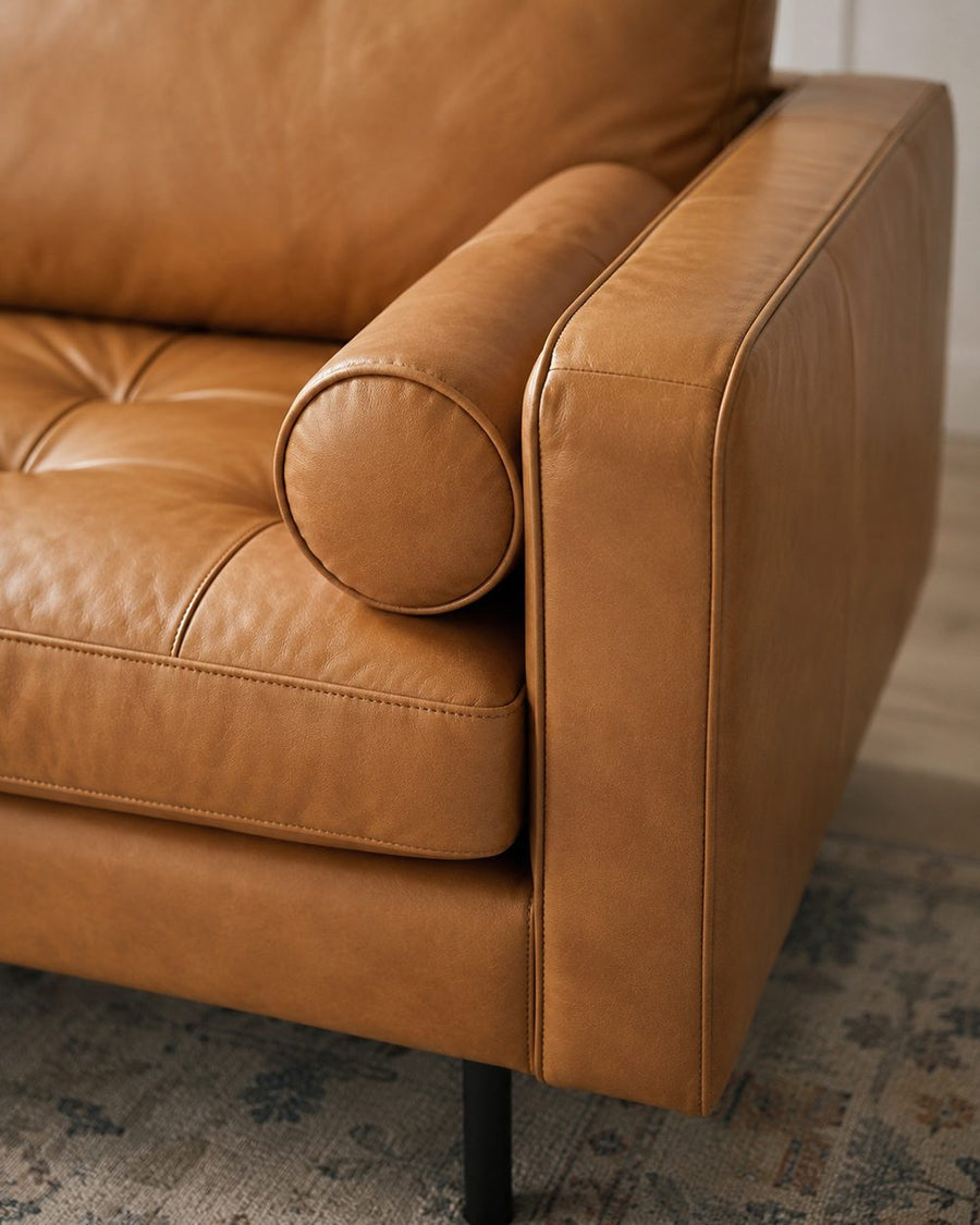 Fuller Brown Two Seater, Three Seater Sofa, Real Leather 产品图 14