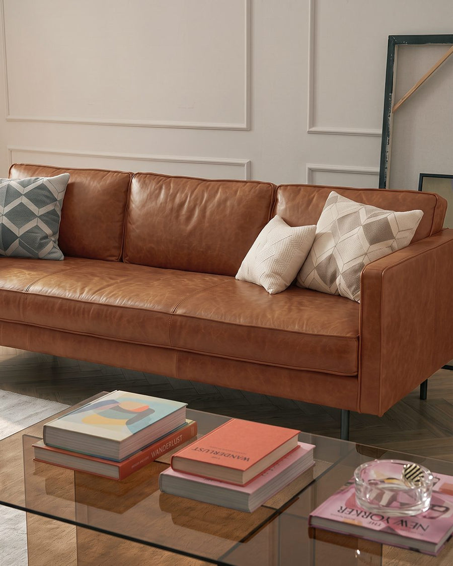 Baxter Two Seater, Three Seater Sofa, Real Leather 产品图 18