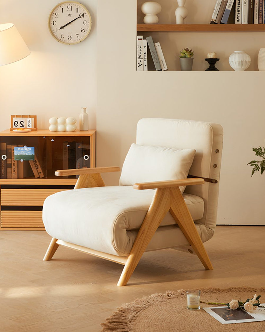 Antonia Single Sofa Bed, Armchair, Linen 产品图 11