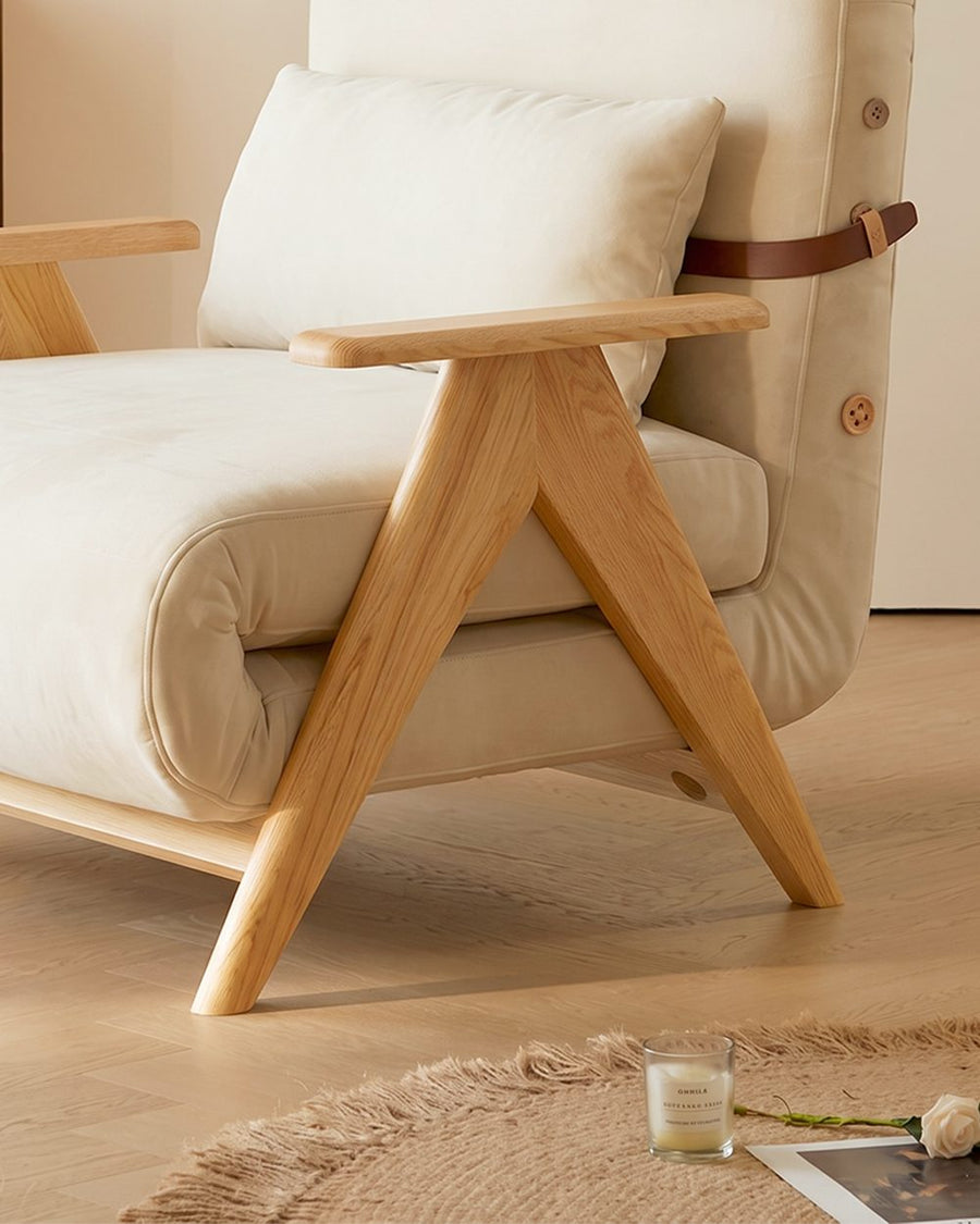 Antonia Single Sofa Bed, Armchair, Linen 产品图 17