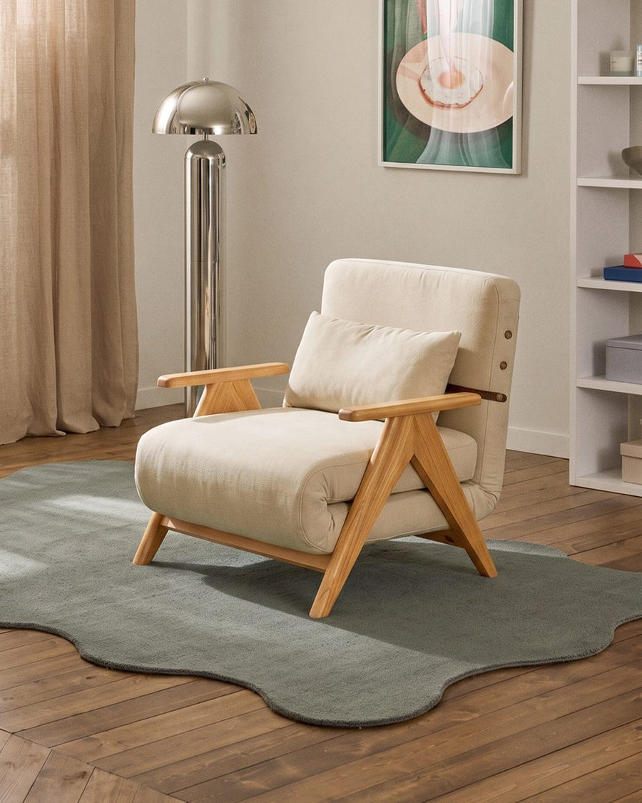 Antonia Single Sofa Bed, Armchair, Linen 产品图 13