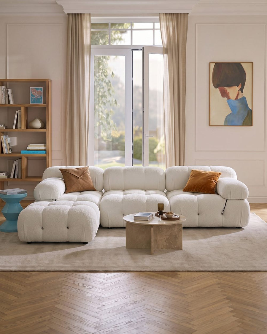 B&B Camaleonda Style Two Seater, Three Seater Modular Sofa, Boucle 产品图 18