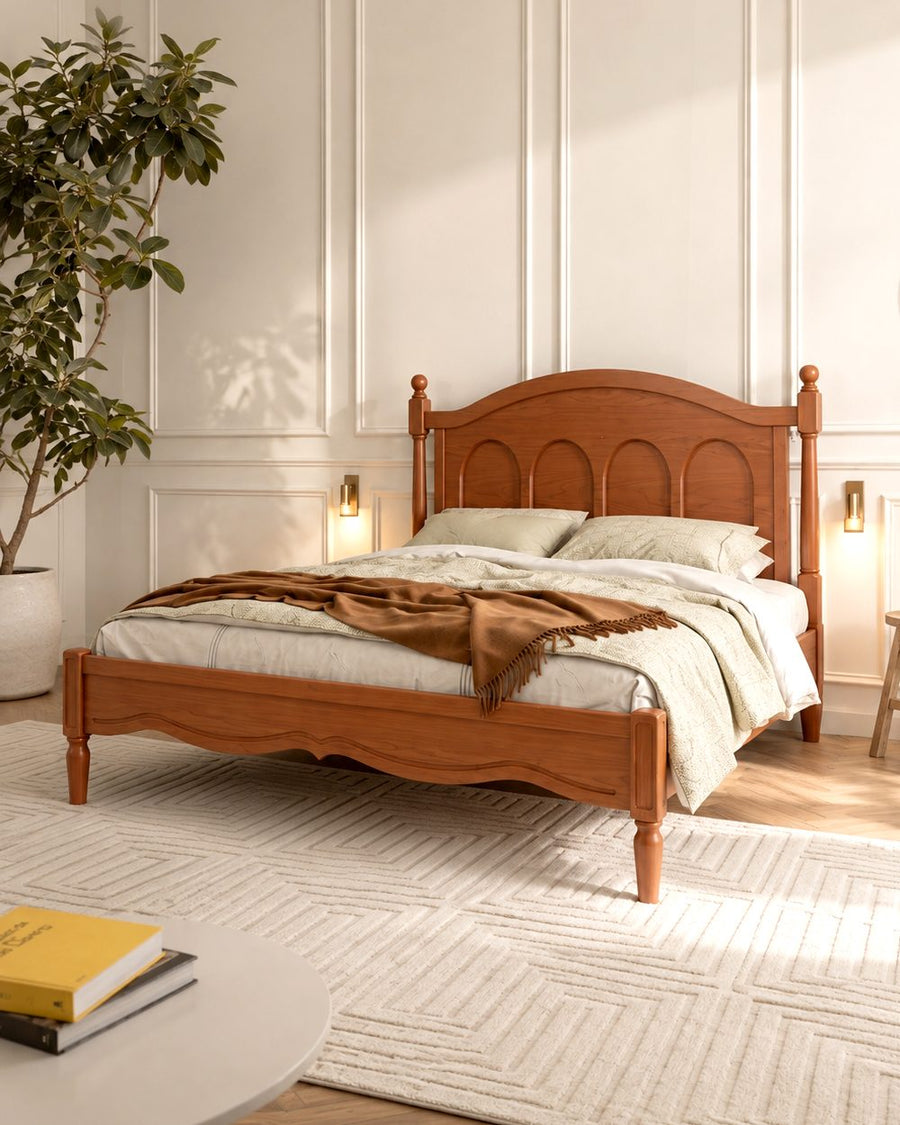 Ann Super King Size Bed, Wood 产品图 9