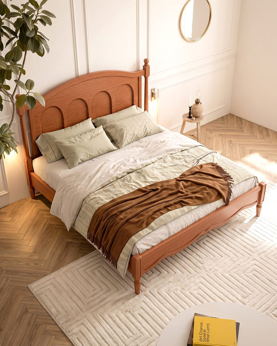 Ann Super King Size Bed, Wood 产品图 11
