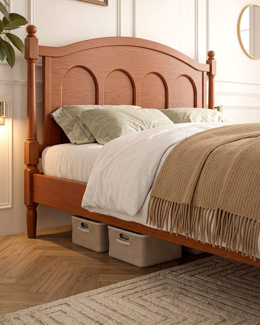 Ann Super King Size Bed, Wood 产品图 13