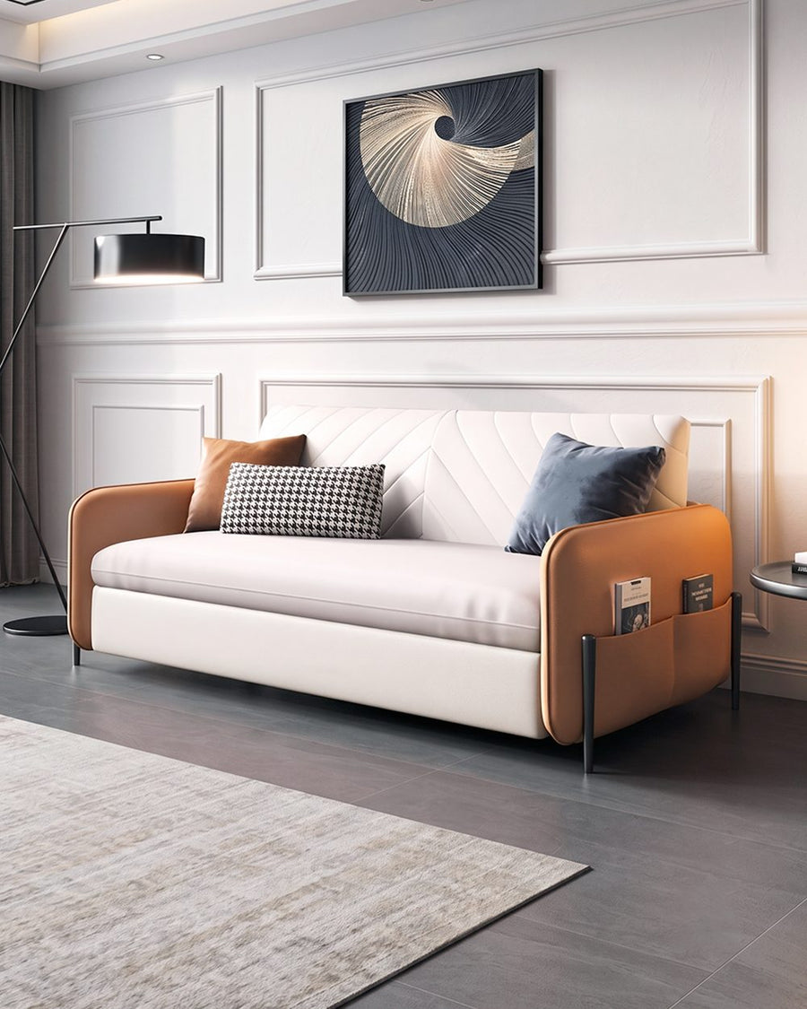 Aarav Foldable Sofa Bed, Leathaire 产品图 17