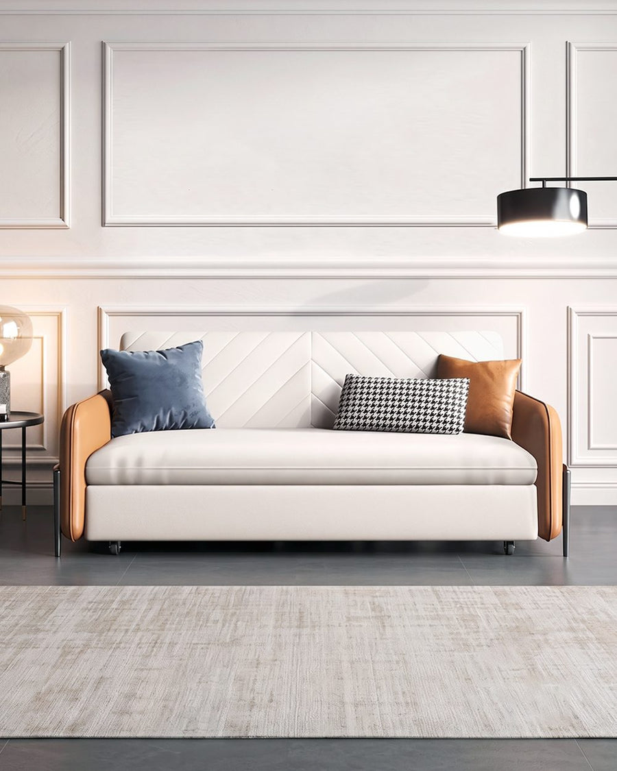 Aarav Foldable Sofa Bed, Leathaire 产品图 18