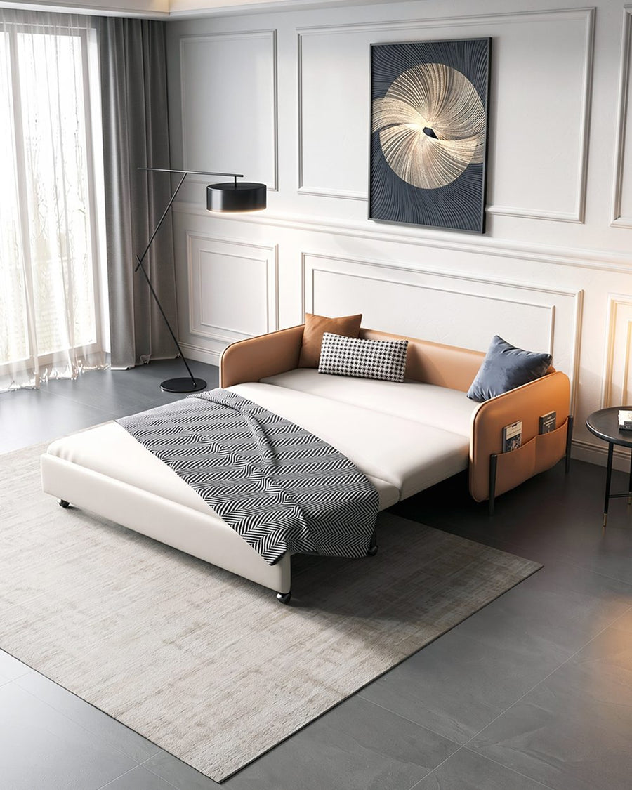 Aarav Foldable Sofa Bed, Leathaire 产品图 19