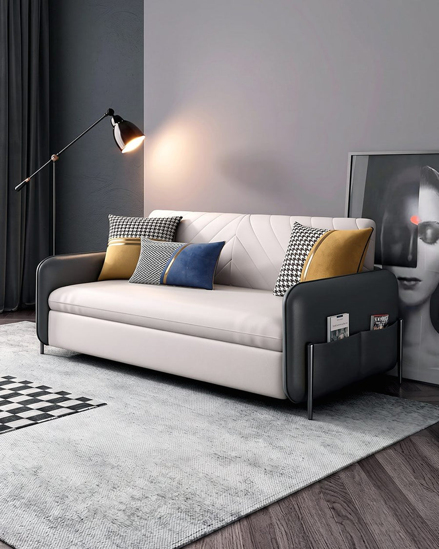 Aarav Foldable Sofa Bed, Leathaire 产品图 20